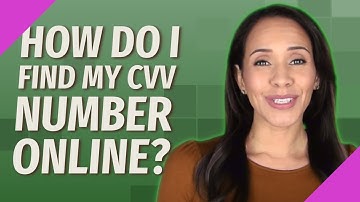 How do I find my CVV number online?