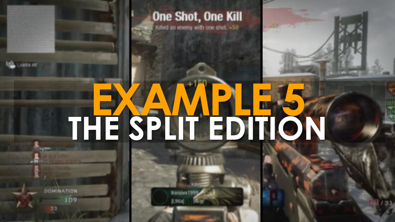 Split Run Edition Example EXAMPLE 5 - The Split Edition. - YouTube