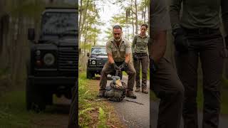 Ranger Saves A Rare Shoebill Stork From A Deadly Melanistic Eastern Diamondback Rattlesnake