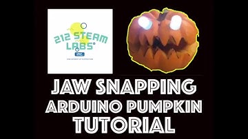 Jaw Snapping Arduino Pumpkin Tutorial