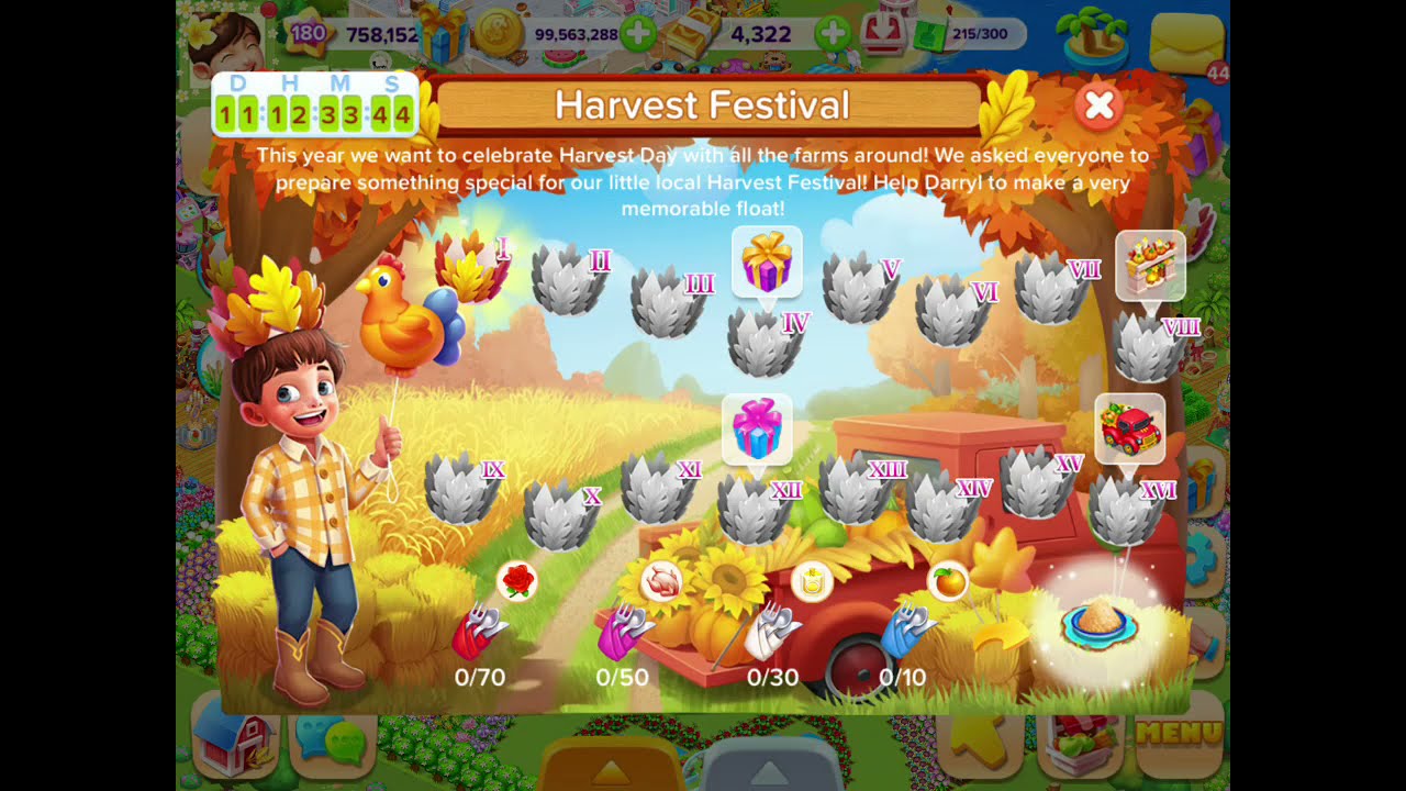 New Harvest festival-time mission 1-16