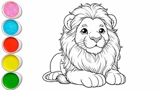 Lion King Coloring , painting ,Color with me Mufasa and Simba kids tutorial Lion King Coloring , painting ,Color with me Mufasa and Simba kids tutorial