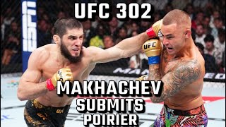 MAKHACHEV SUBMITS POIRIER UFC 302 | #ufc302 #ufc #mma #subscribe #shorts #short #cagefight