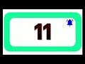 11 Seconds Countdown Timer With Sound Effect COLOR 4K HD 1080