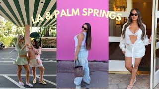 GIRLS TRIP IN LA!!! + PALM SPRINGS 🌵🌸🩷