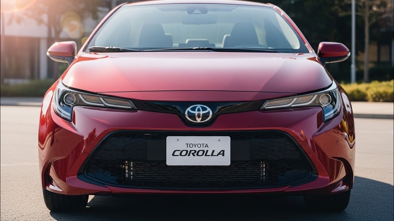 2026 Toyota Corolla Red New Generation Review Powerful Design Performance Features Full Details