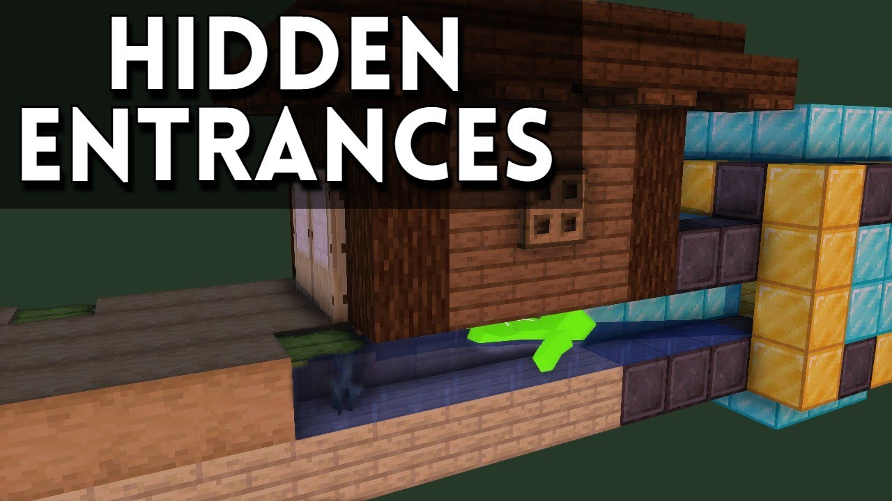 5 Hidden Entrances In Minecraft YouTube