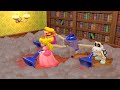 Super Mario Party - 1 vs 3 Minigames - Mario vs Peach and Wario and Dry Bones