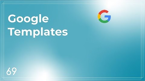 Templates in Google Workspace QuickTip #69