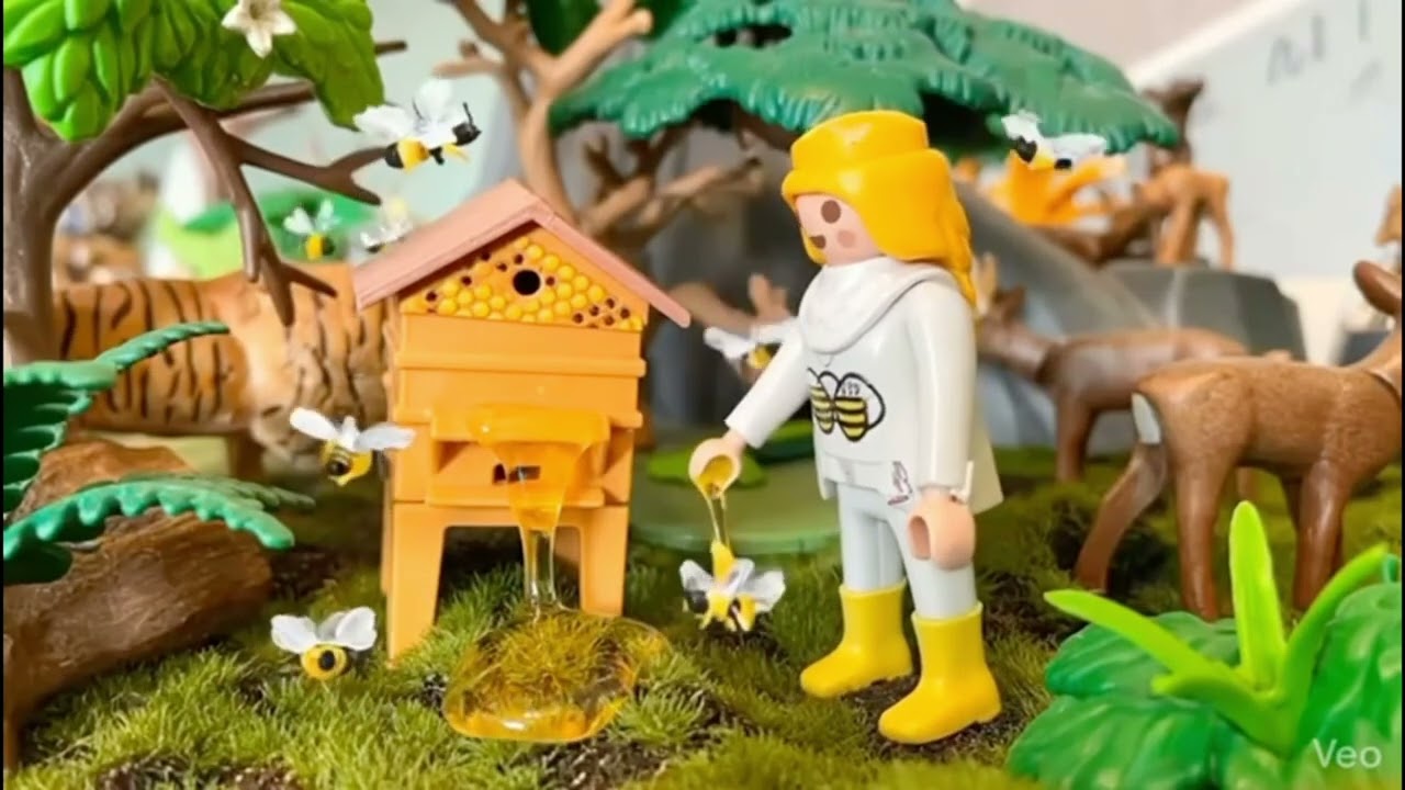 Playmobil dieren op avontuur in het bos