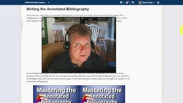 Week 3 Overview: WRTG 394 - Annotated Bibliography