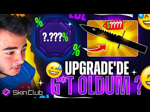 NE YAPSAM TERSİ OLDU UPGRADE'de G*T OLDUM ?! ( Skinclub Promo Code 2024 )