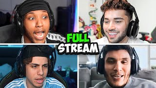 Adin Ross & Silky & Konvy & Trainwrecks Full Stream..