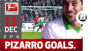 Claudio Pizarro - All Goals Since his Return to Bremen - Bundesliga 2016 Advent Calendar 11
