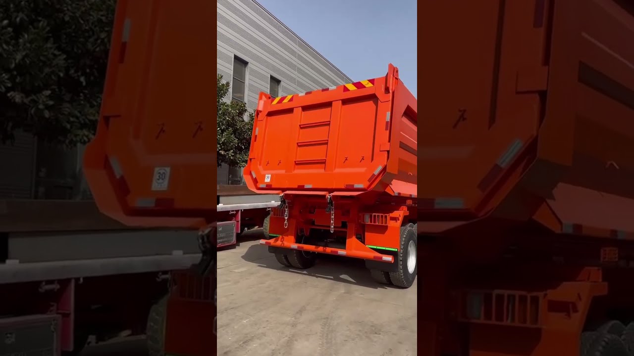 4 Axle U Shaped Rear Dump Semi Trailer
