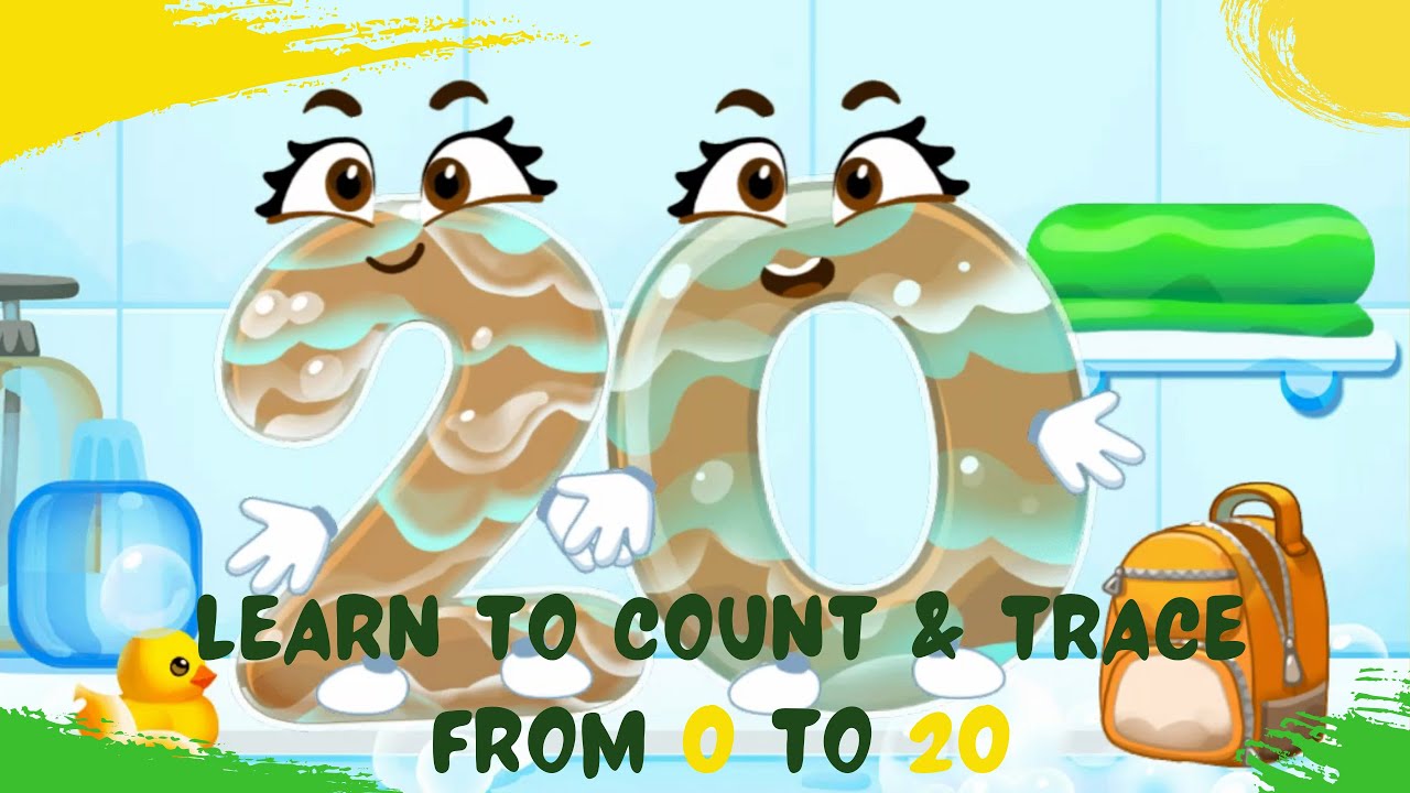 ⁣Save The Numbers | Write Numbers 1 to 20 - Learn to Count & Trace Numbers for Kids!