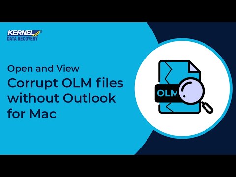 Video How to Open and View Corrupt OLM files for Free - youtube