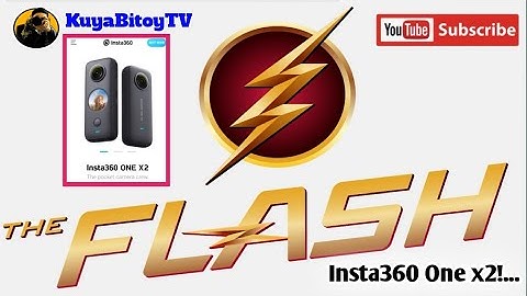 insta360 One x2 the Flash dash....