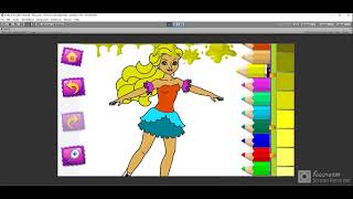Princess Coloring Book Unity Game Source Code #unity #unity3d #unitydev #unitydeveloper #sourcecode screenshot 3