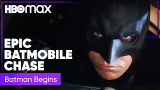 Batman Begins' Epic Batmobile Chase | Max