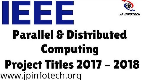 parallel and distributed computing projects 2017