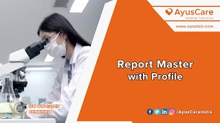 How to Create Profile with Report Master  | AyusLab LIMS | Pathology Software | Laboratory Software