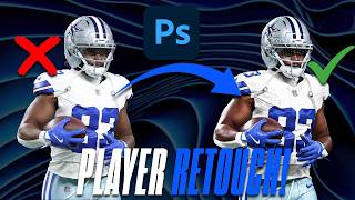 INSANE Player Retouch Tutorial in Photoshop ⚡ (Step-by-Step Sports Edit)
