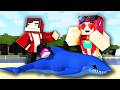 MAIZEN : JJ caught a Shark - Minecraft Animation