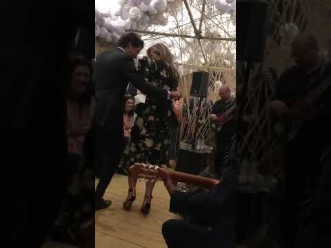 El baila de la reina Máxima de Holanda en la Feria de Abril roseola