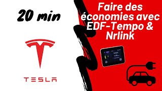 Le tarif EDF Tempo est-il intéressant pour recharger ma Tesla? Le boitier NRlink avec Tempo.