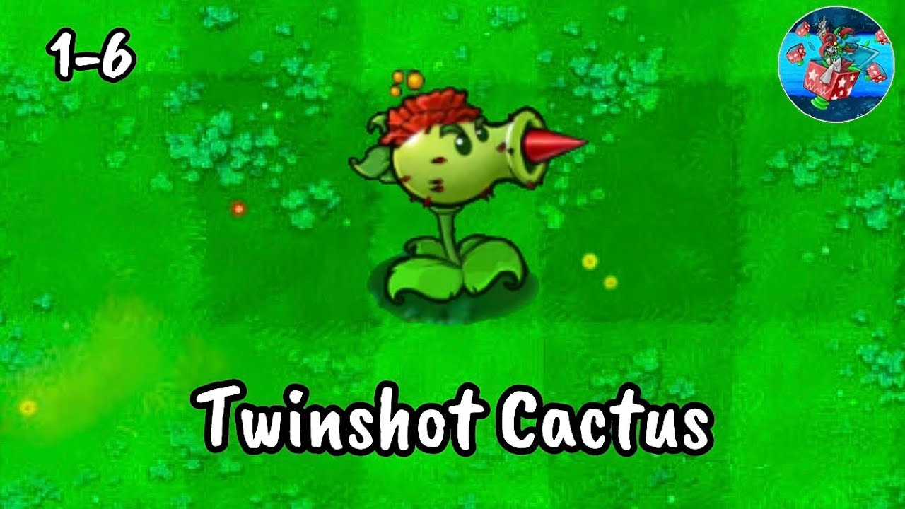 PVZ Hybrid Adventure Mode 1-6: Twinshot Cactus | Hybrid (Remaster) v0.8.1 | Walkthrough