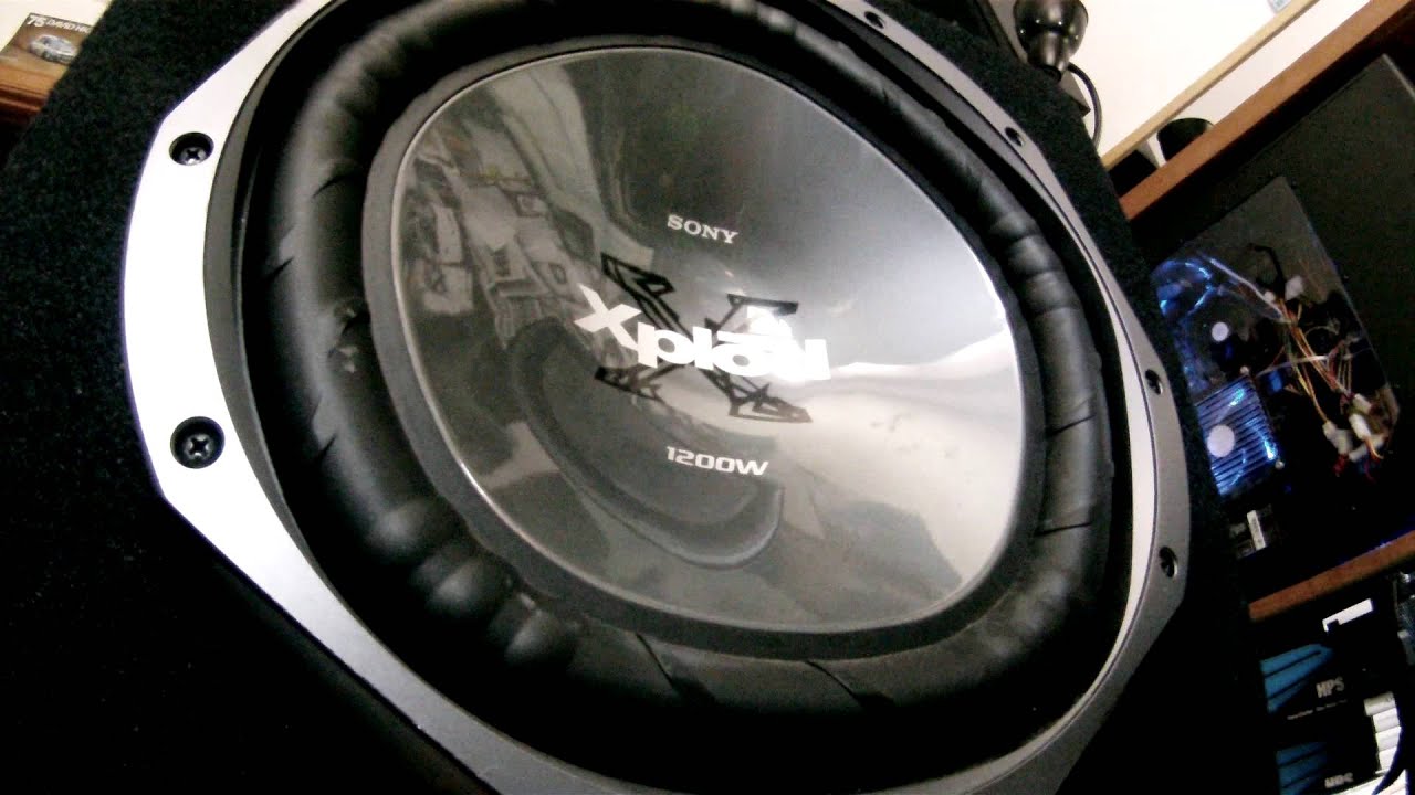 sub sony xplod 1200w