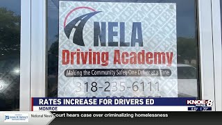 Rates increase for Drivers Education courses