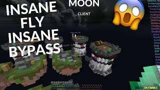 moon client hacking on hypixel *INSANE HYPIXEL BYPASS AND INSANE FASTFLY*