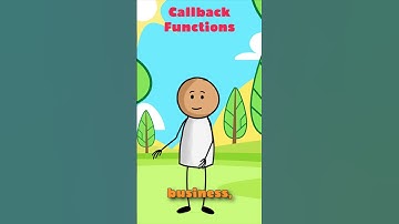 Programming analogies:-  Callback Functions | Sticky animation #viralvideo #animation #short