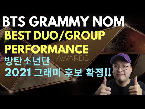 BTS earned a nomination for the 2021 Grammys : Third time’s a charm 방탄소년단 2021 그래미 후보 확정!!