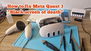How to fix Meta Quest 3 - Powers on but the screen stays black