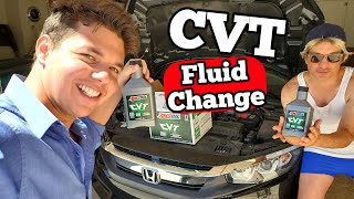 2017 Honda Civic AMSOIL CVT Transmission Fluid Change