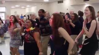 Generations dance to Y-M-C-A 'Senior' Prom, Ansonia, CT, 04/07/2016