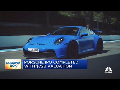 Porsche ipo completed with $72 billion valuation