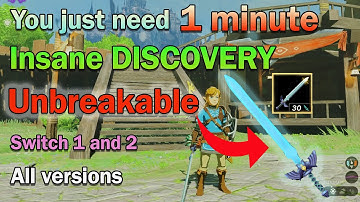 BIGGEST DISCOVERY! How to get UNBREAKABLE msg Master Swrod in just 1 minute Tears of the Kingdom