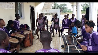 Students of The Gambia Academy Group Rehearsal 2020