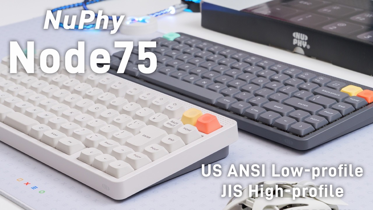 NuPhy Node75 Review | JIS High-Profile vs US ANSI Low-Profile