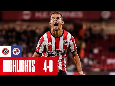 Sheffield United 4-0 Reading | EFL Championship highlights | Ndiaye, McBurnie & Ahmedhodžić goals!