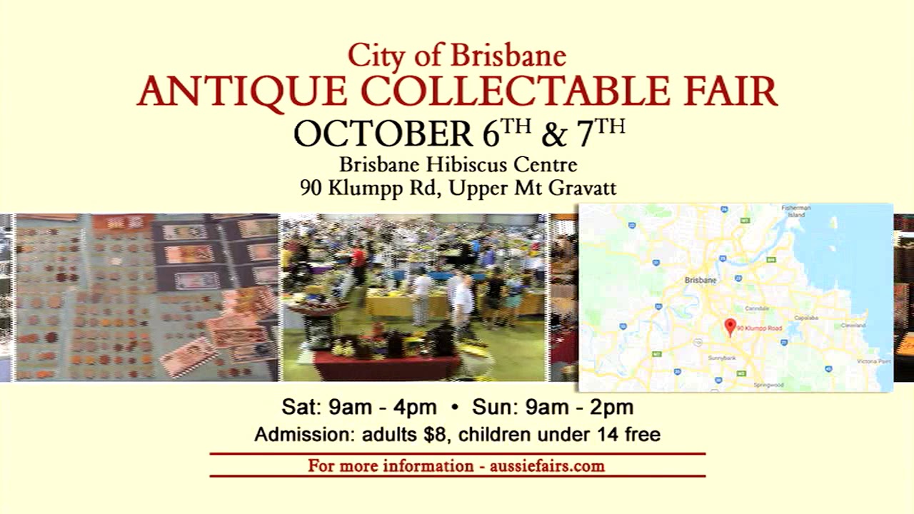 BRISBANE ANTIQUE COLLECTABLE FAIR 2018 YouTube