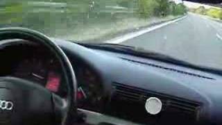 Audi S4 hits 185 mph (300 km/h)...