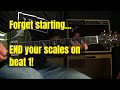 Blues Guitar Lesson   Practicing Your Scales To END On Beat 1