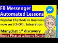 FB Messenger Automated Lessons pwede sa Free Data Internet sagot sa Learning Management System