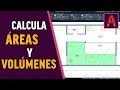 Como calcular ÁREAS y VOLÚMENES en AUTOCAD I 2020 TUTORIAL EN ESPAÑOL