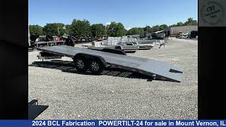 Eye-catching 2024 BCL Fabrication  Tilt Deck Trailer For Sale in Mount Vernon, IL